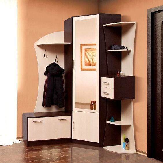 Встраиваемые шкафы в маленькую прихожую по низким ценам — заказать мебель от производителя